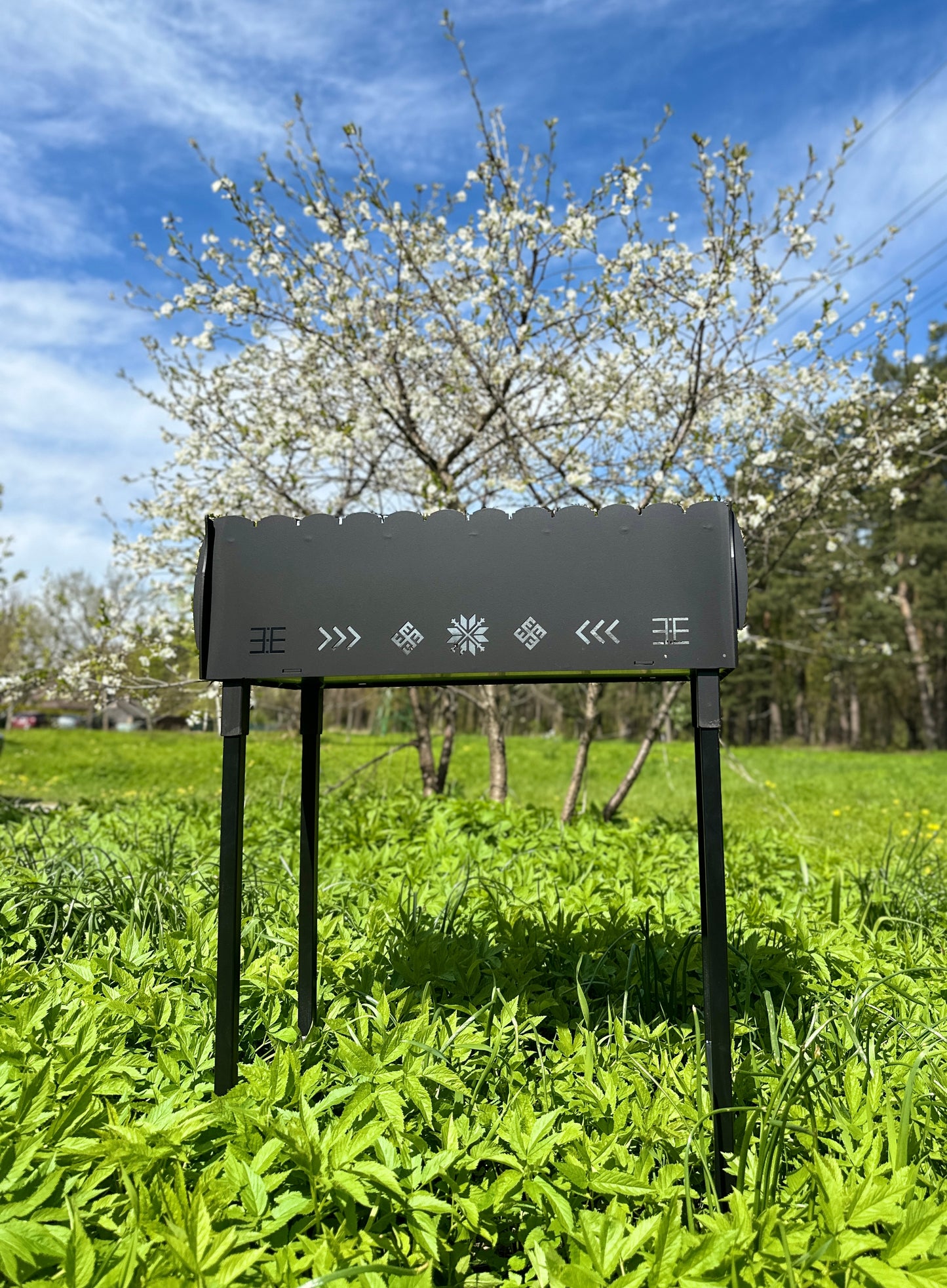 Grilis su latviškais raštais 60x30cm