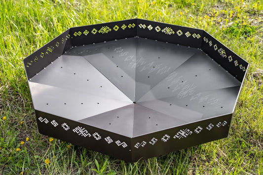 Ugunskura vieta "Latvju zīmes" 110cm
